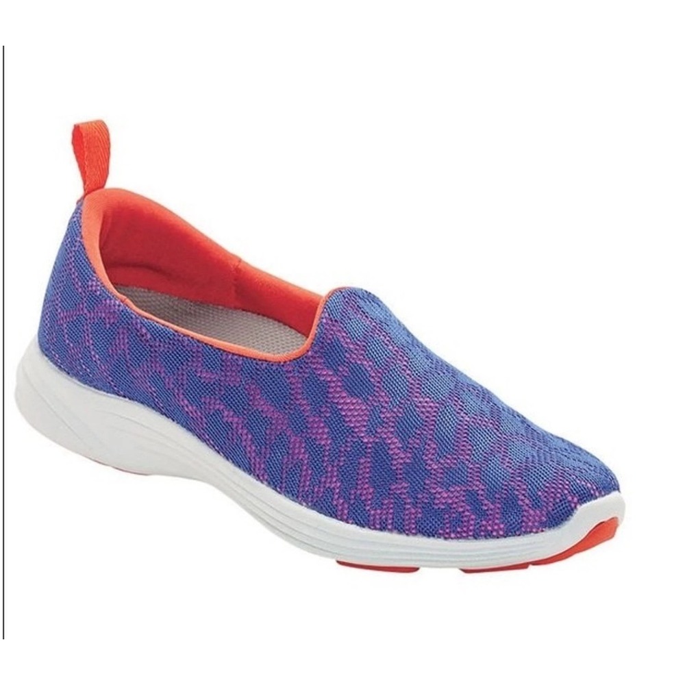 Vionic 331 Hydra AMS Sneakers Women 11 Wide Purple Orange Slip On Walking Comfy
